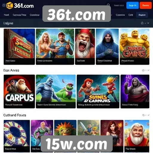 Análise da variedade de jogos disponíveis em 36t.com